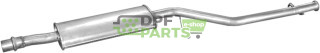 Střední tlumič Citroen Xsara Picasso 1.8 -16V/99-, Polmo 04.256 A, OE 1717.AH 1717.G3