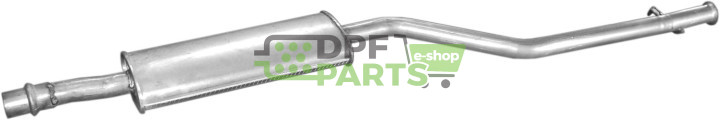 Střední tlumič Citroen Xsara Picasso 1.8 -16V/99-, Polmo 04.256 A, OE 1717.AH 1717.G3