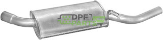 Koncový tlumič Ford Escort 1.4  83-90/Orion 83-90, Polmo 08.96 A, OE 5020039 5020045 6122362 6122363 6150794 6150795 6156472