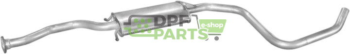 Střední tlumič Ford Escort 1.6 16V  95-, Polmo 08.115 A, OE 1031543 1093922 1143884 7331760
