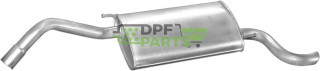 Tłumik końcowy Ford Fiesta Courier/Multispace 1.8D  09/98 -10/00, Polmo 08.605 A, OE 1015800 1054737 1071967