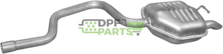 Koncový tlumič Ford Mondeo 2.0 DCi TD  hat., sedan  10/01 - 02/07, Polmo 08.615 A, OE 1148404 1149870 1213491 1373797