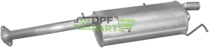 Tłumik końcowy Mazda Xedos 6 2.0i -V6-24V 92-02, Polmo 12.22 A, OE KF06-40-100A KF06-40-100C KF06-40-100D