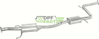 Střední tlumič MAZDA 323 89-92 1.3 16V/1.6 SDN/HB, 12.50 A, B337-40-300A BP09-40-300A