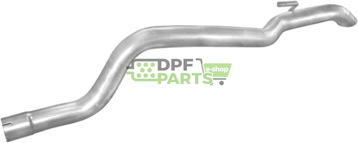 Rura końcowa Mercedes Sprinter 212D/312D 2.5 TD 95-/VW LT 28/35 2.5-2.9TD 96-  S, Polmo 13.306 A, OE 2D0853681AL 9014900821 9014
