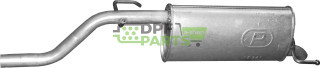 Tłumik końcowy Opel Corsa D 1.0i 12V, Polmo 17.341 A, OE 13220780 5852679