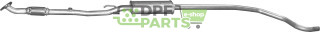 Tłumik środkowy Opel Corsa D 1.0i 12V, Polmo 17.348 A, OE 13220794 5852596