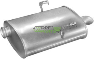 Tłumik końcowy Peugeot 406 2.0HDi TD SDN 00-, Polmo 19.200 A, OE 1726EE
