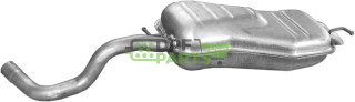 Koncový tlumič Audi A3 1.9TDi  96-03, Polmo 01.102 A, OE 1J6 253 609 BN 1J6 253 609 L 1J6.253.609 BA 1J6.253.609L