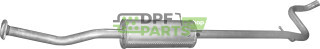 Střední tlumič Citroen C2 1.4i / Peugeot 1007 1.4i, Polmo 04.270 A, OE 1717FZ 1717V8