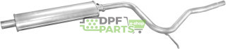 Tłumik środkowy Fiat Palio 1.6i  97-01, Polmo 07.173 A, OE 46 455 926 46 455 932 46 815 700