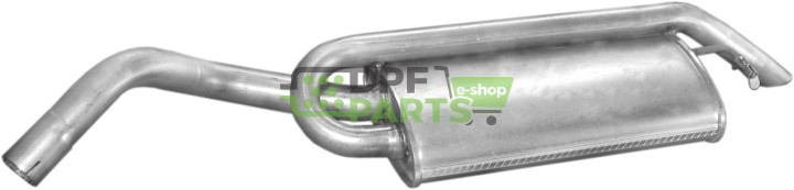 Koncový tlumič Ford Escort 1.6i 90-92 kombi/Orion 90-92, Polmo 08.125 A, OE 6493603 7166731