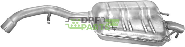 Koncový tlumič Ford Escort 1.8i ZETA 16V kat 91-93, Polmo 08.130 A, OE 1017828 1019422 1019429 6701077 6747186 6860467 7166732 7