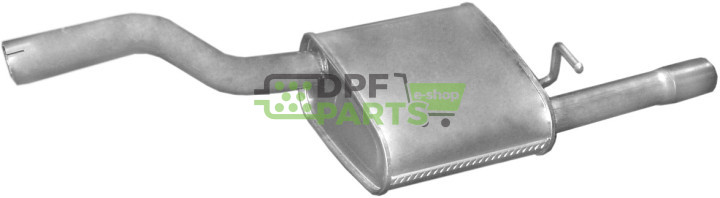 Koncový tlumič Ford Focus 1.8i -16V 98-04, Polmo 08.654 A, OE 1061976 1067746 1121700 1230592 1308597 1341339