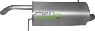 Koncový tlumič Ford Fiesta 1.4/1.6 TDCi, Polmo 08.667 A, OE 1521756 1540184 1556635 1673788