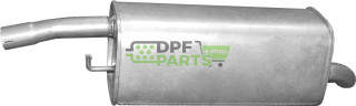 Koncový tlumič Ford Fiesta 1.6i-16V 01-05, Mazda 2 1.6i-16V 03-07, Polmo 08.675 A, OE 1140462 1151165 1317008 C60140100A