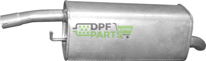 Koncový tlumič Ford Fiesta 1.6i-16V 01-05, Mazda 2 1.6i-16V 03-07, Polmo 08.675 A, OE 1140462 1151165 1317008 C60140100A
