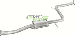 Střední tlumič MAZDA 323 1.8i 16V  SDN/ HB/323 F1.8i16V HB 89-94, 12.72 A, BP01-40-300 BP03-40-300