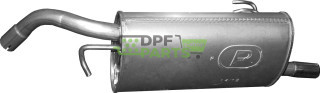 Koncový tlumič Mitsubishi Colt 1.1i 16V/1.3i 16V, Polmo 14.12 A, OE 1571A790 MR968906