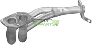 Trubka kolektorová Opel Kadett 86-91 1.4, Polmo 17.476 A, OE 854065 854313 90233278 90399039