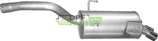 Koncový tlumič Citroen C8 3.0 16V, Peugeot 807 3.0 16V, Fiat U ysse 3.0 16V 06/02-, Polmo 04.333 A, OE