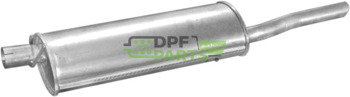 Koncový tlumič Daewoo Espero 1.5-2.0i kat 95-98, Polmo 05.02 A, OE 96144714