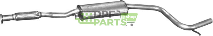 Střední tlumič Ford Mondeo 1.8i 16V aut. 01/93-07/96, Polmo 08.230 A, OE 1011086 6996211 7116121