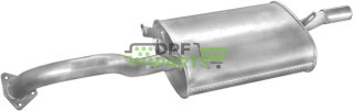 Koncový tlumič Mitsubishi Galant 88-92 1.8/1.8i/2.0i kat, Polmo 14.44 A, OE EMB431603 EMB431603Q MB431601 MB431603 MB868181