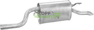 Koncový tlumič Fiat Punto II 1.2i 99-06, Polmo 07.401 A, OE 46 757 980 46 757 981 46 801 284