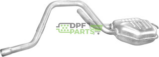 Koncový tlumič Ford Mondeo 2.0i 16V kombi levý 93 -97, Polmo 08.237 A, OE 1011124 5031122 7038900 7116127