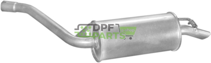 Koncový tlumič Ford Sierra 84-92 2.0, Polmo 08.289 A, OE 6181299