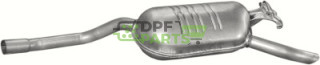 Koncový tlumič MERCEDES W124 85-93 E200D/200D/250D, 13.05 A, 124 490 01 15 124 490 03 15 124 490 09 15 124 491 07 00 124 491 83 