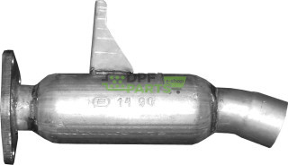 Koncový tlumič Mitsubishi Pajero 12/90-04/00 2.5 TDiC  , 06/94-10/99 2.8 TDiC, Polmo 14.90 A, OE MB939561 MB939651 MR239652