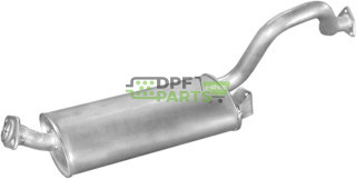 Koncový tlumič Mitsubishi Pajero 90-96 3.0 4x4 2.5TD 4x4, Polmo 14.93 A, OE MB651688 MB651696 MR160316