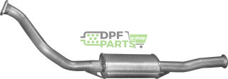 tlumič nápravní Peugeot 306 1.8 Diesel 93-98 , 1.9 Diesel 93-02, Polmo 19.509 A, OE 1705.V3