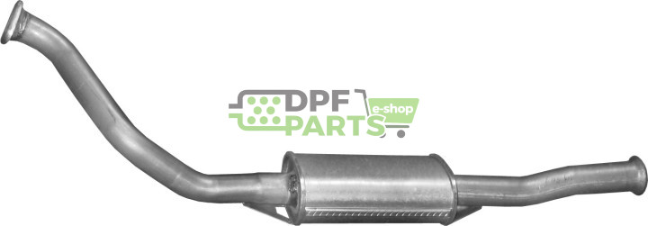 tlumič nápravní Peugeot 306 1.8 Diesel 93-98 , 1.9 Diesel 93-02, Polmo 19.509 A, OE 1705.V3