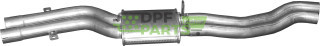 Střední tlumič BMW E46 320i/325i, Polmo 03.18 A, OE 18107504170 18107504173 18107504174 18107506021 18107521045