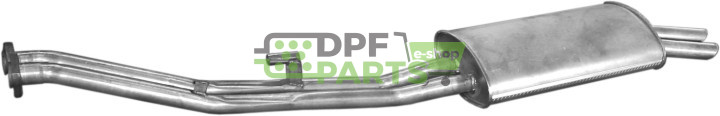 Koncový tlumič BMW 320i 325i 325e 85-90, Polmo 03.30 A, OE 18 10 1 705 783 18 10 1 712 635 18 10 1 712 636 18 10 1 719 238 18 10