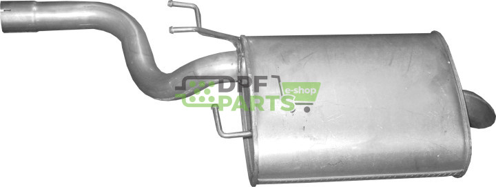 Koncový tlumič BMW 520i/523i, Polmo 03.34 A, OE 18301427029