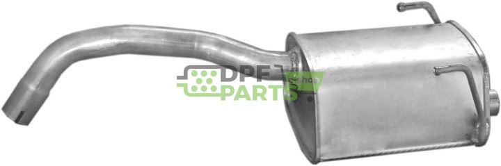 Koncový tlumič Fiat Panda 1.3 JTD 09.03- hatch., van, Polmo 07.422 A, OE 46 817 654