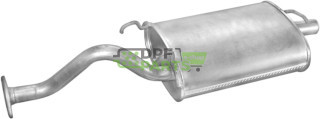Koncový tlumič Honda Civic 95- 1.5i VTEC 5D kat, Polmo 09.58 A, OE 18030-ST3-E40 18030-ST3-E60 18307-ST3-E40