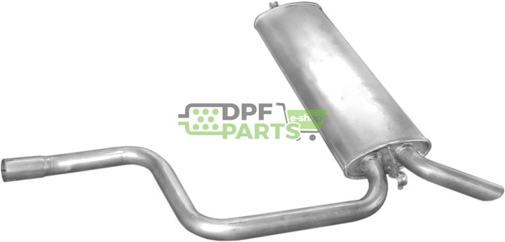 Koncový tlumič Mercedes W124 85-93 200T-250TD 2.0/2.3/2.5 kombi, Polmo 13.19 A, OE 1244902521 1244902721 1244910600 1244918201