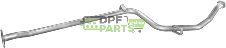 Střední tlumič Mitsubishi Colt 91-95 1.3i/1.6i kat, Polmo 14.183 A, OE MB810562 MB868382