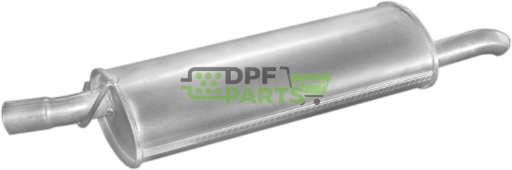 Koncový tlumič Opel Astra 1.6i 91-96/Kadett E 84-91 1.6i kombi kat, Polmo 17.51 A, OE 5852857 5852990 852082 852101 852222 85222