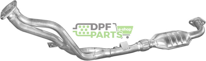Tlumič nápravný Opel Omega B 94-99 2.0 16V, Polmo 17.601 A, OE 858045 858127 90571010