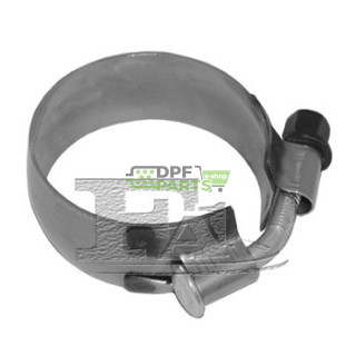 Mercedes obejma 66mm SS304 1.2mm - 974-866 F1