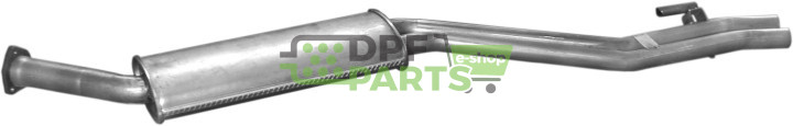 Střední tlumič BMW E30 88-93 324TD SDN, Polmo 03.42 A, OE 18 10 2 242 797