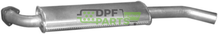 Střední tlumič BMW E34 524/525 2.5 TD TDS TD 88-96, Polmo 03.73 A, OE 18 10 2 242 853 18 10 2 243 425