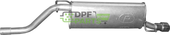 Koncový tlumič Fiat Grande Punto 1.4i 16V Sport, Polmo 07.442 A, OE 13235443 51789471 5852686