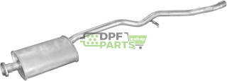 Střední tlumič Ford Granada 82-85 2.0 4cyl., Polmo 08.384 A, OE 5013296 5019291 6128538